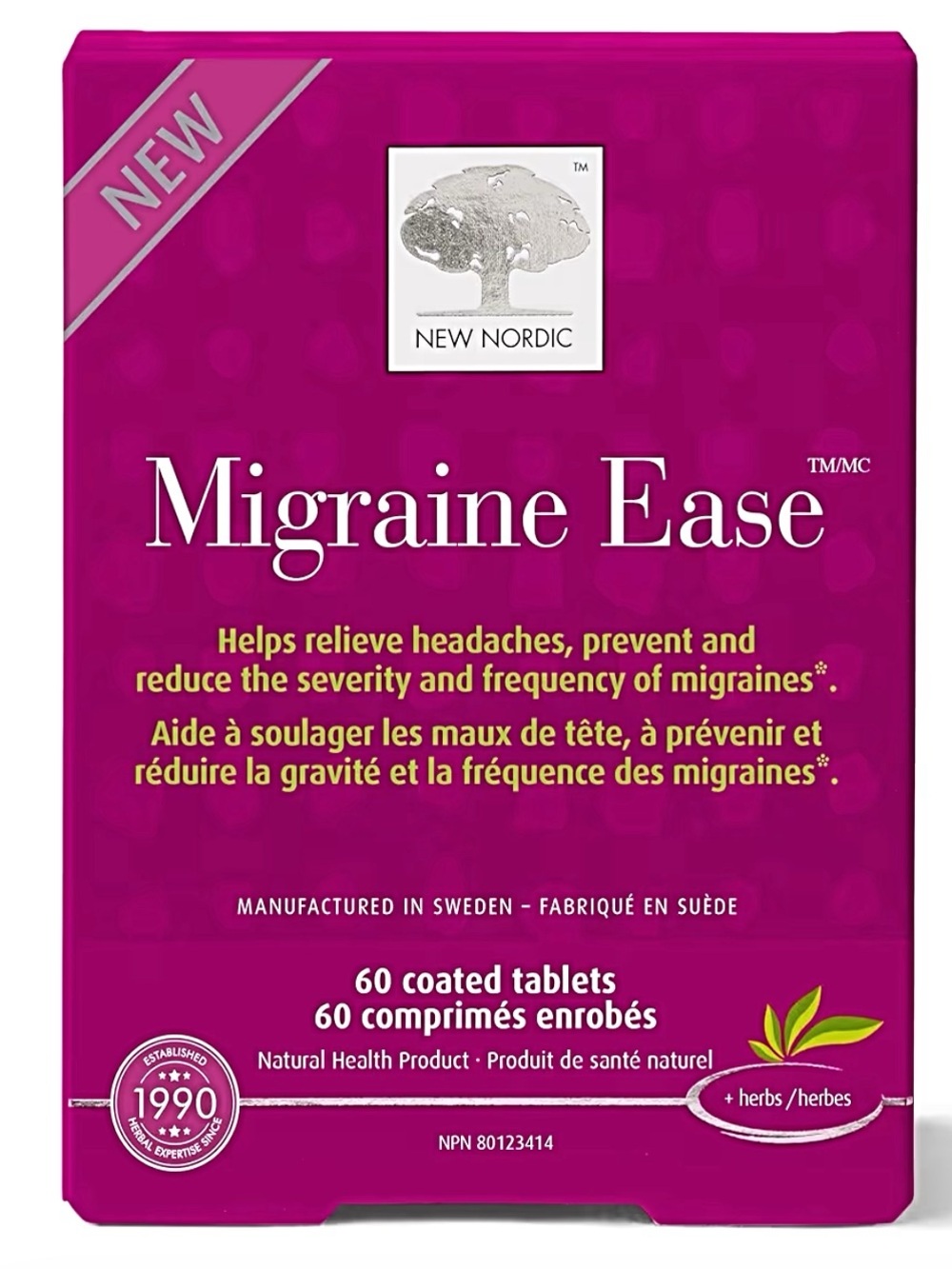 🆕 Migraine Ease Coated Tablets — Pink